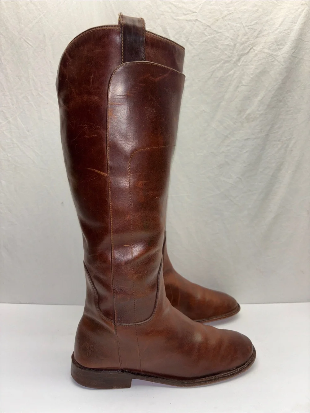 Frye Classic Tall Leather Riding Boots, SZ 8 B